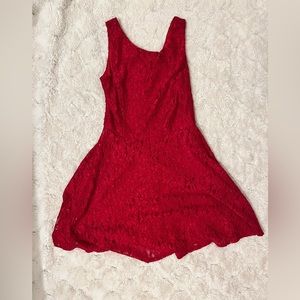 Speechless red sparkly dress